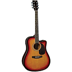 J. Reynolds Dreadnought Cutaway Acoustic-Electric Guitar - Natural