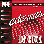 Adamas Phosphor Bronze Acoustic Guitar Strings - Medium, 3 Sets