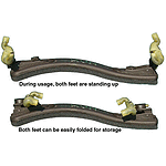 Kun Collapsible Violin Shoulder Rest - 1/2-3/4 size