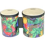 Remo Bongos, 5" & 6", Rain Forest