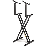 Hercules KS240B Double-Braced Keyboard Stand w/Tier