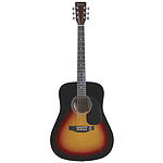 Lauren Beginner Dreadnought Guitar - Sunburst
