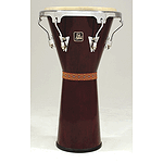 Latin Percussion Tunable Djembe - Dark Wood finish