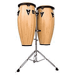 Latin Percussion Aspire Wood Conga Set - Red Wood Finish