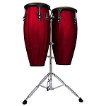 Latin Percussion LPA647-DW Aspire Wood Conga Set - Dark Wood