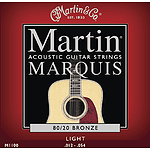 Martin Marquis 80/20 Bronze Light Acoustic Strings - 3 sets of strings
