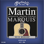 Martin Marquis 80/20 Bronze Medium Acoustic Strings - 3 sets of strings
