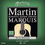 Martin Marquis 12-String 80/20 Bronze Extra Light Acoustic Strings - Box of 12 sets