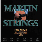 Martin Folk 12-String Silk & Steel Round Wound Acoustic Strings - 3 sets of strings
