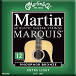 Martin & Co. M2600 12-String Acoustic Guitar Strings - Extra Light Gauge - 3 Sets