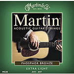 Martin Phosphor Bronze Extra Light Acoustic Strings - 3 sets of strings