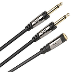 Monster CableLinks Y-Adapter - 1/4" St Female to (2) 1/4" Mono Male