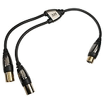 Monster CableLinks Y-Adapter - SLR Female to (2) XLR Male