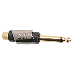 Monster CableLinks Single Cable Adapter - RCA Female to 1/4" Mono Male