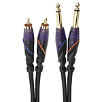 Monster DJ Cables - 1 meter/pair RCA to 1/4"