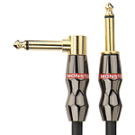 Monster Jazz Instrument Cable - 12' angled to straight 1/4" plugs
