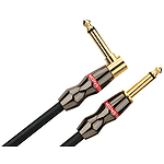 Monster Jazz Instrument Cable - 21' angled to straight 1/4" plugs