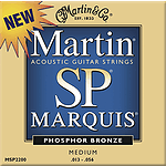 Martin Marquis 92/8 Phosphor Bronze Medium Acoustic Guitar Strings - 3 sets of strings
