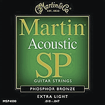 Martin SP 4000 Acoustic Guitar Strings - Phosphor Bronze, Extra Light, 3 Sets