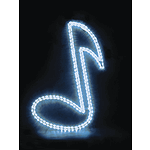 MBT Decorative Window Light - Blue Musical Note (30")