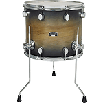 Pacific Drums FS 14" x 16" Floor Tom - Natural to Charcoal