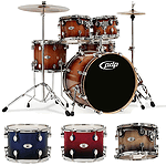 Pacific Drums M5 5-Piece Shell Set - Cherry Fade