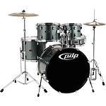 Pacific Drums Z5 5-piece Shell Pack - Aqua Blue