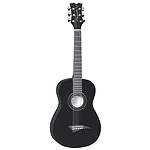 Dean Playmate JT 34" 3/4-Size Student Acoustic Guitar - Black