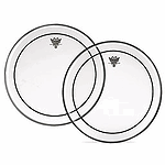 Remo Pinstripe Batter Drum Head ProPack, Clear- 12"/13"/16" + 1 extra 14" P3-Coated