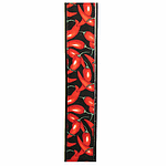 LM Products PS Slider Designer Guitar Strap - Chili Pepper Design
