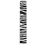LM Products Adjustable 2" Guitar Strap - Black/White Zebra Stripe Design