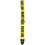 LM Products Adjustable 2" Guitar Strap - Police Line Design