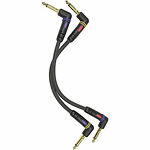 Planet Waves 6" Right Angle Patch Cables - Two cables