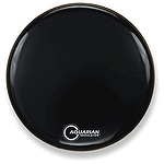 Aquarian Drumheads Rf26Regulator Black 26-inch Bass Drum Head Gloss