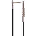 Rockson 10' Guitar Cable - 1 right angle, 1 straight metal plugs