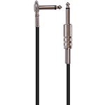 Rockson 20' Guitar Cable - 1 right angle, 1 straight metal plugs