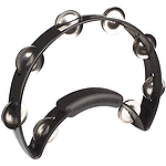Rhythm Tech Solo Tambourine w/power grip - Black