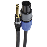 Monster Standard 100 Speaker Cable with Speak-On Connectors - 10' Speak-On to 1/4" plug