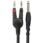 Monster Standard 100 Speaker Cable - 10' straight 1/4" to dual bananas