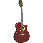 Sierra Sunrise Auditorium Acoustic Electric Guitar - Wine Red