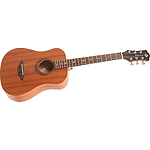 Luna Guitars Muse Safari Series Mahogany 3/4 Size Travel Acoustic Guitar Natural