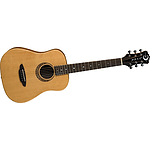 Luna Guitars Muse Safari Series Spruce 3/4 Size Travel Acoustic Guitar Natural