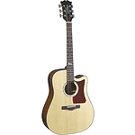 Sierra Alpine Acoustic Electric Cutaway Guitar - Natural Gloss
