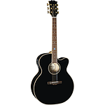 Sierra SJS98CEBK Tahoe Series Acoustic-Electric Guitar - Black