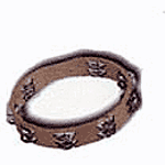 10" Tambourine - Headless, Double Row