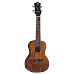 Luna Guitars Mahogany Mo'o Concert Ukulele w/ Lizard Design and Gigbag