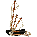Bagpipe, Halfsize, Cocus, Black Cover