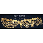 Belt, Brass, Coins & Bells 36"