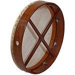 Bodhran, 18"x3.5", Tune, Rosewood, Cross