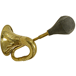 Bulb Horn, Large Oval